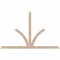 Ekena Millwork Richland Smooth Timber Gable Bracket, Douglas Fir, 84"W x 53"H x 1 1/2"D x 3 1/2"F, 15/12 Pitch GBW084X53X0204RIC00SDF - alternate 1